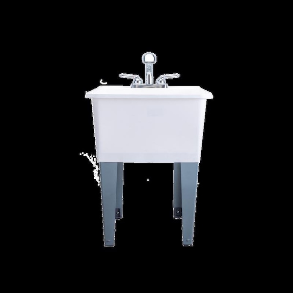 Coda Resources UTILITY SINK WHITE 13 in.BD 040 US8516WTCP Zoro